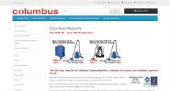 Desktop Screenshot of columbuscleaningmachines.com